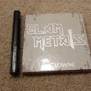 Crown eyeshadow palette and the Browgal fibers